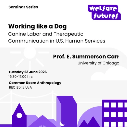 'Working like a Dog' - Welfare Future Seminar and workshop by Prof. Carr
