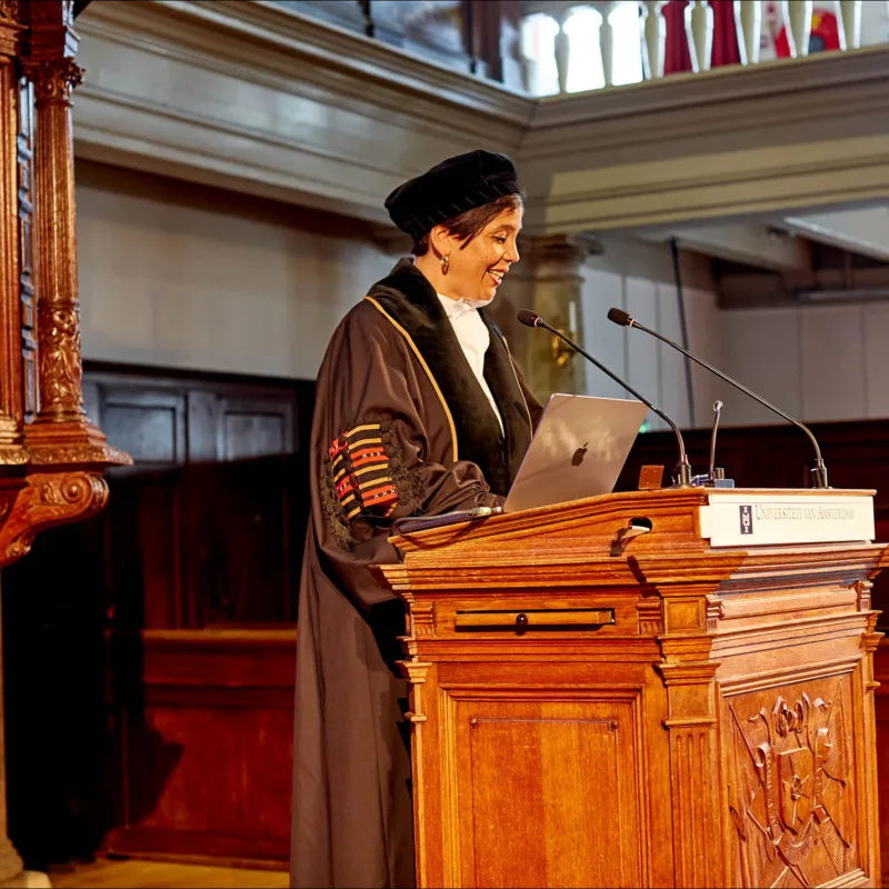Anouk de Koning delivers her inaugural lecture on the ‘Intimate State’